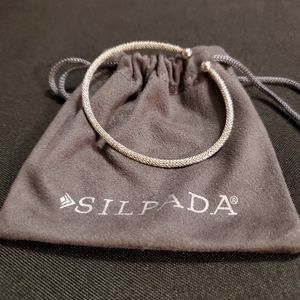 Sterling silver flexible bracelet